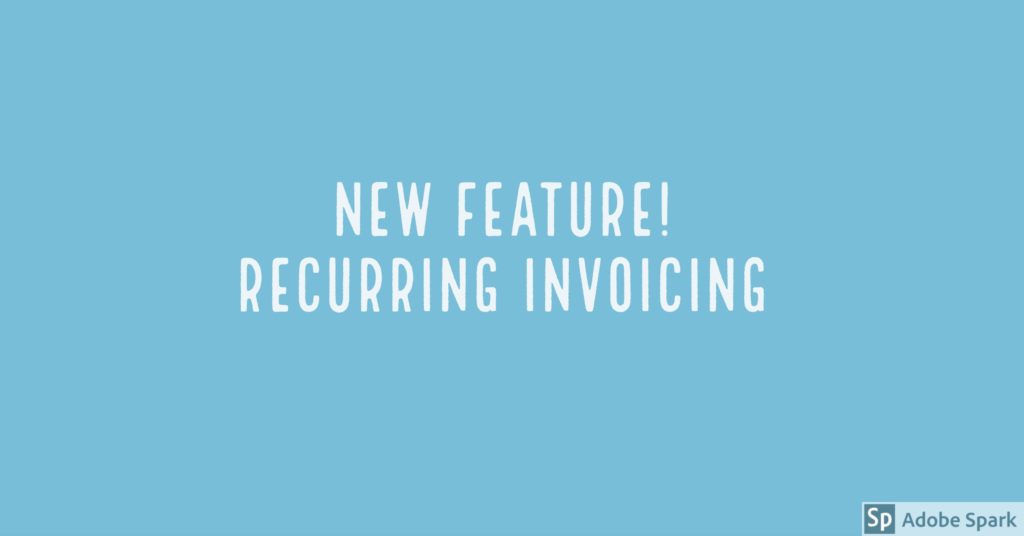 Recurring invoicing