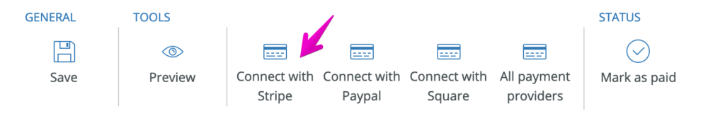 Make Stripe Invoice Connect Button
